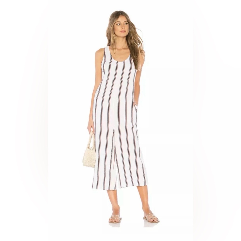 Striped Sleeveless Gauze Pocketed Nordstrom. Anthropologie Romper NEW NWT Bow